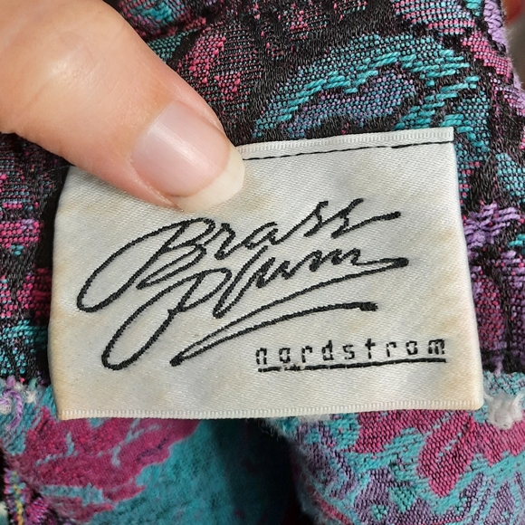 ~{BP Nordstrom}~ Vintage 80's floral print cropped blazer. - Picture 8 of 8